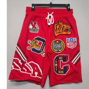 Iro-ochi Tiger Osaka Special Edition Pull on Sweat Shorts Size Small